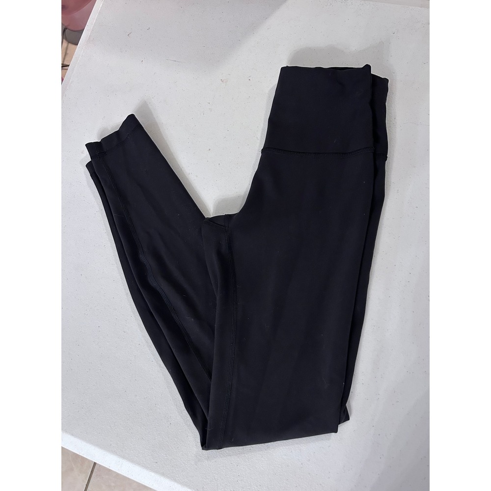 Lululemon Black High Rise Full Length Yoga Leggings Size 4 Workout Active - Picture 9 of 9